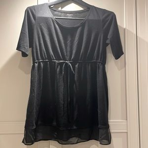 Maternity black blouse